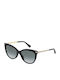 Jimmy Choo Women's Sunglasses with Black Acetate Frame and Black Lenses Axelle/G/S 807/9O