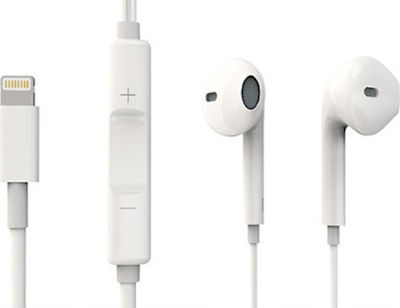 Earbuds Handsfree with Lightning Connector White