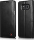 Xoomz XS 99001PU Wallet Δερματίνης Μαύρο (Galaxy S8)
