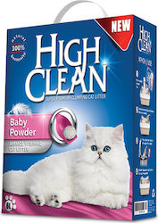 High Clean Άμμος Γάτας Baby Powder Clumping 6lt