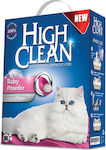 High Clean Clumping Odour Control Cat Litter Baby Powder 10lt