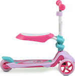 Byox Kids 3-Wheel Scooter Epic 2 in 1 with Seat for 3+ years Pink