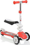 Byox Kids Scooter Epic 2 in 1 3-Wheel with Seat for 3+ Years Red 107316