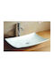 Gloria Suite Countertop Sink Porcelain 60x40x12cm White