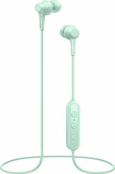 Pioneer C4 In-ear Bluetooth Handsfree Ακουστικά Πράσινα