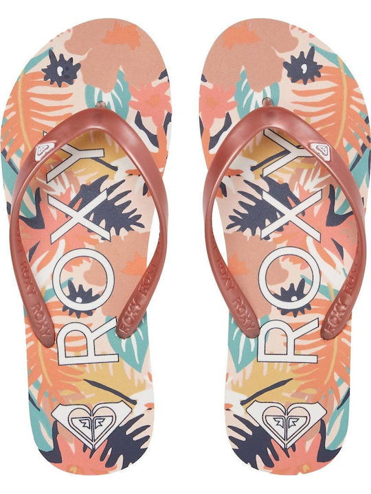 Roxy Tahiti VII Σαγιονάρες σε Ροζ Χρυσό Χρώμα