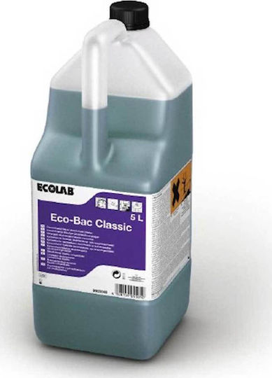 Ecolab Eco-Bac Classic Professional Cleaning Liquid General Use Disinfectant 5lt