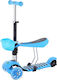 Nils Kids Scooter HLB08 3-Wheel with Seat Blue