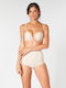 Plunge Push Up Plunge Bra Underwire Beige
