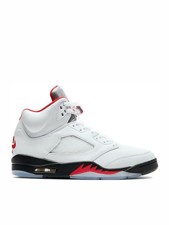 Jordan Air Jordan 5 Retro Adidași Albe Jordan Air Jordan 5 Retro Adidași Albe