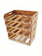 vidaXL Freistehend Weinkeller Hölzernes für 16 Flaschen Braun 46x30x15εκ.