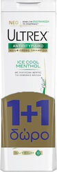 Ultrex Ice Cool Menthol Shampoos against Dandruff 2x720ml