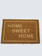 Sidirela Coconut Fiber with Non-Slip Underside Doormat Home Sweet Home Coco Brown 40x60cm