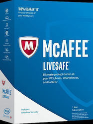 McAfee LiveSafe für 1 Jahr Nutzung (Elektronisc...