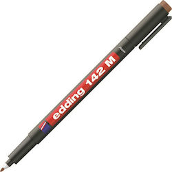 Edding 142M Μαρκαδόρος Διαφανειών Καφέ 1mm