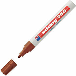 Edding 750 Ανεξίτηλος Μαρκαδόρος Καφέ 4mm