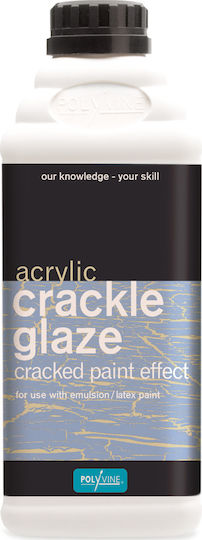 Polyvine Crackle Glaze Κρακελέ Γαλάκτωμα Διάφανο 500ml