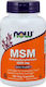 Now Foods Msm 1000mg Supplement for Joint Health 120 veg. caps