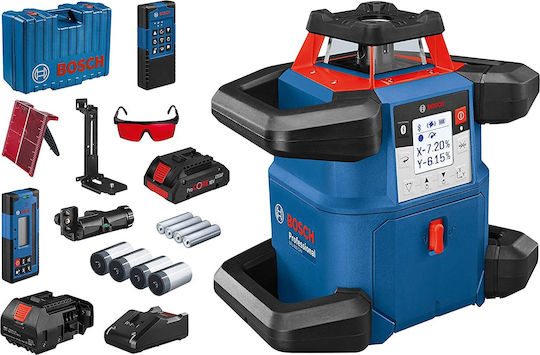 Bosch GRL 600 CHV Self-leveling Rotational Laser Level Red Beam 18V with Working Range 60m