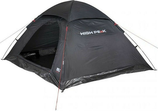 High Peak Monodome Camping Tent Igloo Black 3 Seasons for 4 People 240x210x130cm