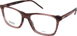 Hugo Boss Men's Acetate Prescription Eyeglass Frames Brown Tortoise 1158 HT8
