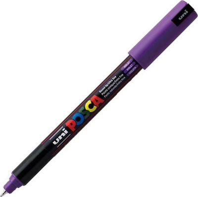 Posca PC-1MR Μαρκαδόρος Σχεδίου 0.7mm Μωβ