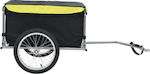 Vidaxl Bicycle Trailer Cargo Transport Black Yellow 65 Cm