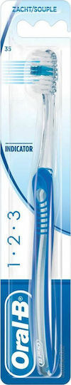 Oral-B 1-2-3 Indicator 35 Toothbrush Medium (Random Selection)