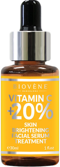 Biovene Καταπραϋντικό & Αντιγηραντικό Serum Προσώπου με Βιταμίνη C & Βιταμίνη E για Αποτοξίνωση & Λάμψη 30ml