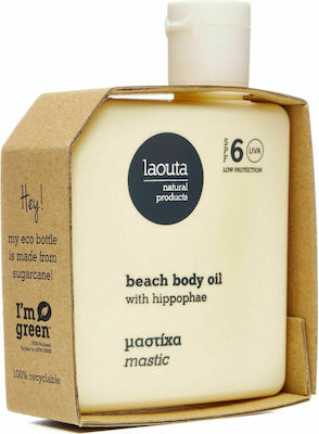 Laouta Natural Products Hyppophae & Mastic Crema protectie solara Ulei pentru Corp SPF6 100ml