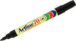 Artline 70 Permanent Marker 1.5mm Black 1pcs
