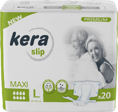 Kera Premium Slip Maxi Scutece pentru incontinență Mare 20buc