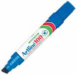 Artline 100 Marker Permanent 12mm Albastru