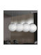 Wofi Point Pendant Light White with Socket E27 35cm