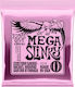 Ernie Ball Πλήρες Σετ Nickel Wound Χορδών για Ηλεκτρική Κιθάρα Slinky Mega 10.5 - 48"