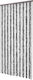 vidaXL Fabric Door Curtain Grey-White 100x220cm 241225