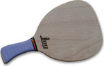 Joy Yatagan Strandracket Beige 350gr mit Schrägem Griff Blau