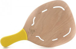 My Morseto Silver Beach Racket Beige with Straight Handle Yellow