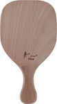 "το αγόρι" Plus Beach Racket Beige 370gr with Straight Handle Beige