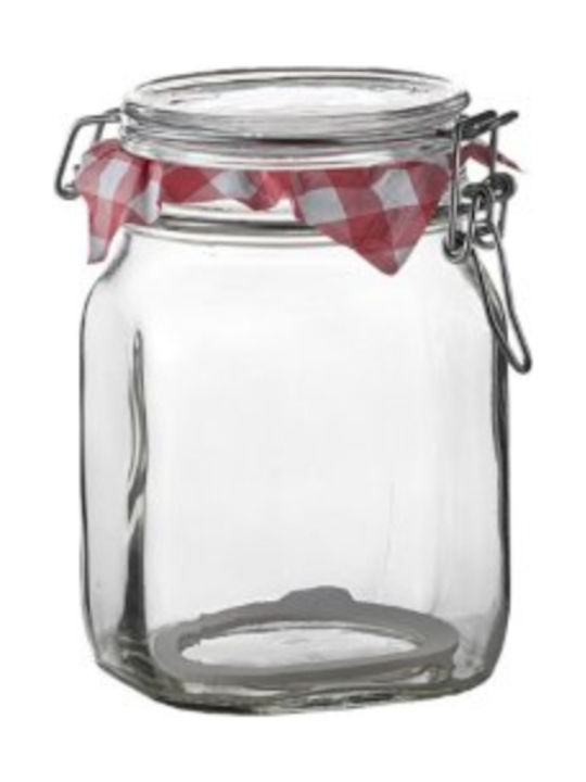 Homestyle Fido Vase General Use with Airtight Lid Glass 4000ml 1pcs