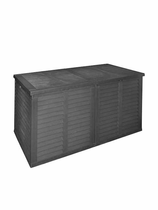 Cutie de depozitare pentru exterior Lemn 750lt Gri L155xW66xH80buc Cutie de depozitare pentru exterior Lemn 750lt Gri L155xW66xH80buc