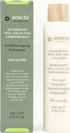 Enecta Cannabidiol Facial Cleansers Lotion with Moisturizing and Oil Control Action 200ml