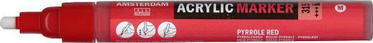 Royal Talens Amsterdam 315 Ανεξίτηλος Μαρκαδόρος Pyrrole Red 4mm