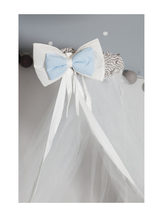 Baby Star Tulle Baby Crib Mosquito Net 520x180cm Light Blue