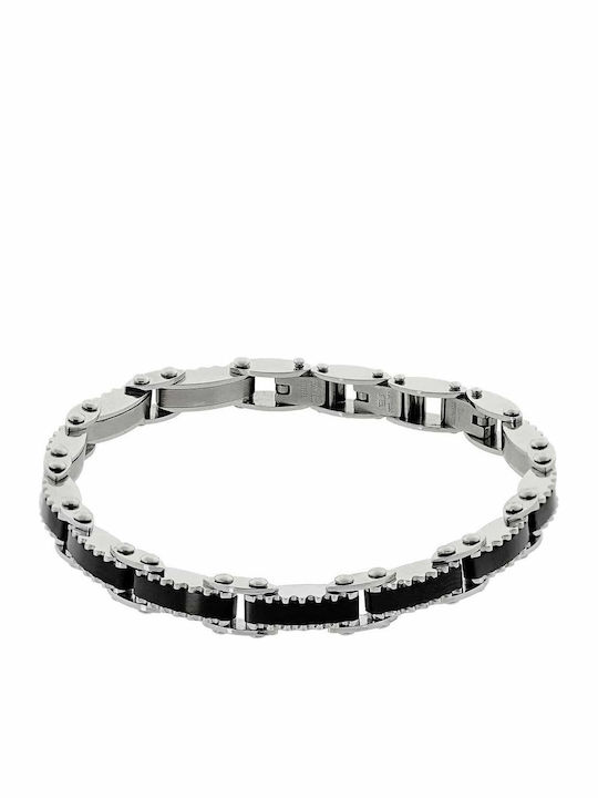 Visetti Herren Armband Handschellen aus Stahl