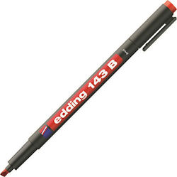 Edding 143B Μαρκαδόρος Διαφανειών Β Red 3mm