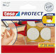 Tesa 57894 Round Furniture Protectors with Stic...