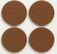 Inofix 4083-4 Round Furniture Protectors with S...