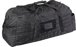 Mil-Tec US Combat Parachute Cargo Bag LG Στρατιωτικό Σακίδιο Ταξιδίου σε Μαύρο χρώμα 105lt
