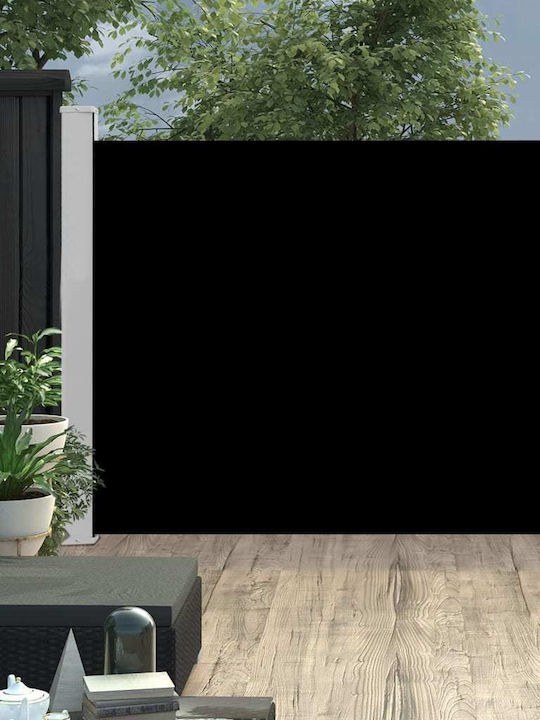 vidaXL Terrace Sideway Sunshade Roller Black 1.4x5cm 48394